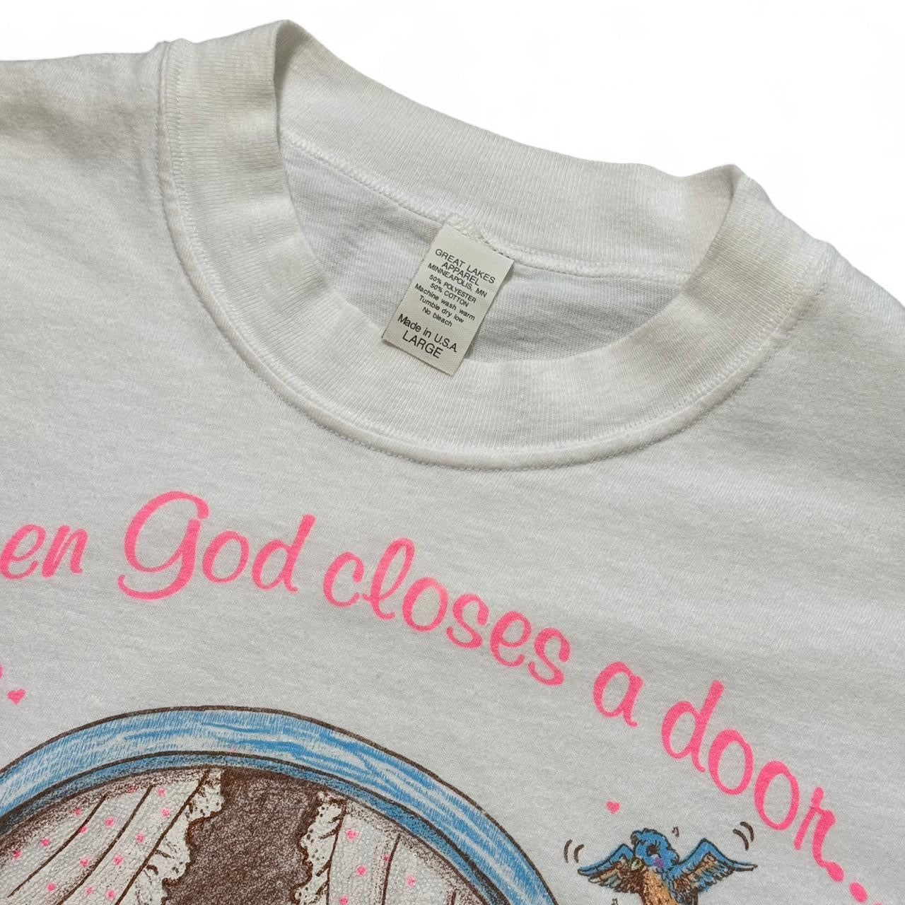 90s Jesus Angel Baby Tee