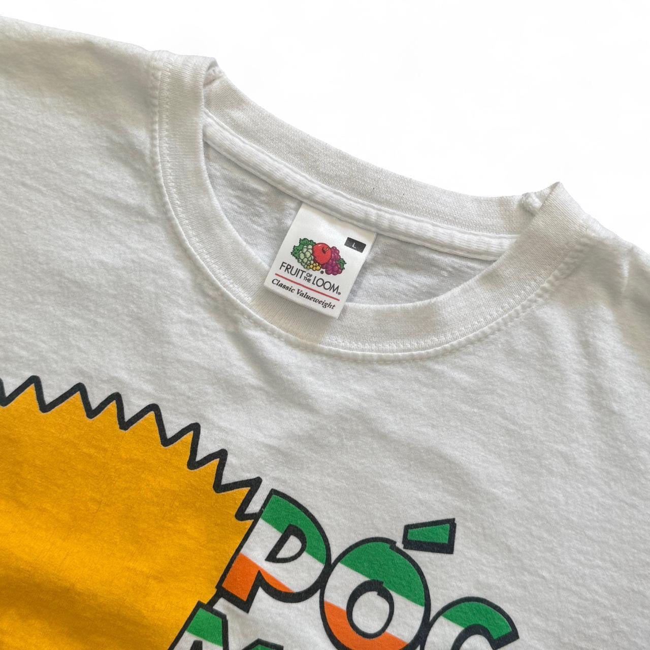 Bart Simpson Irish Kiss My Ass Tee
