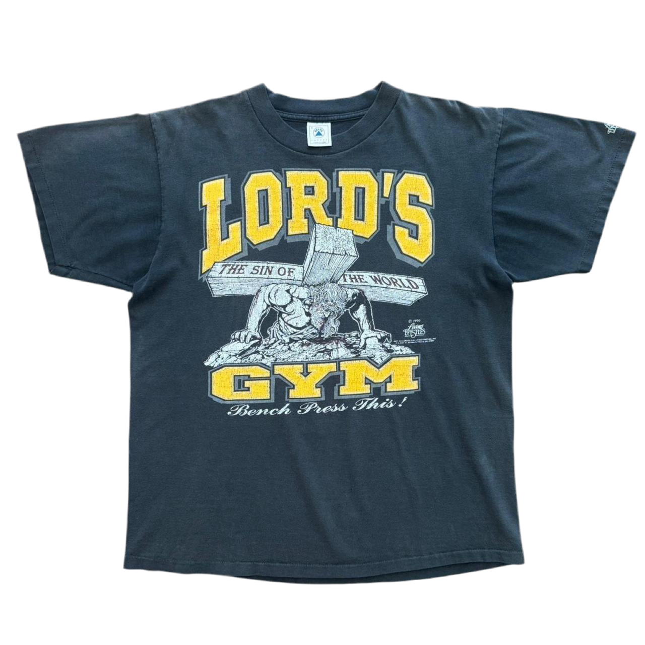 1990 Lords Gym His Pain Your Gain Living Epistles T-Shirt