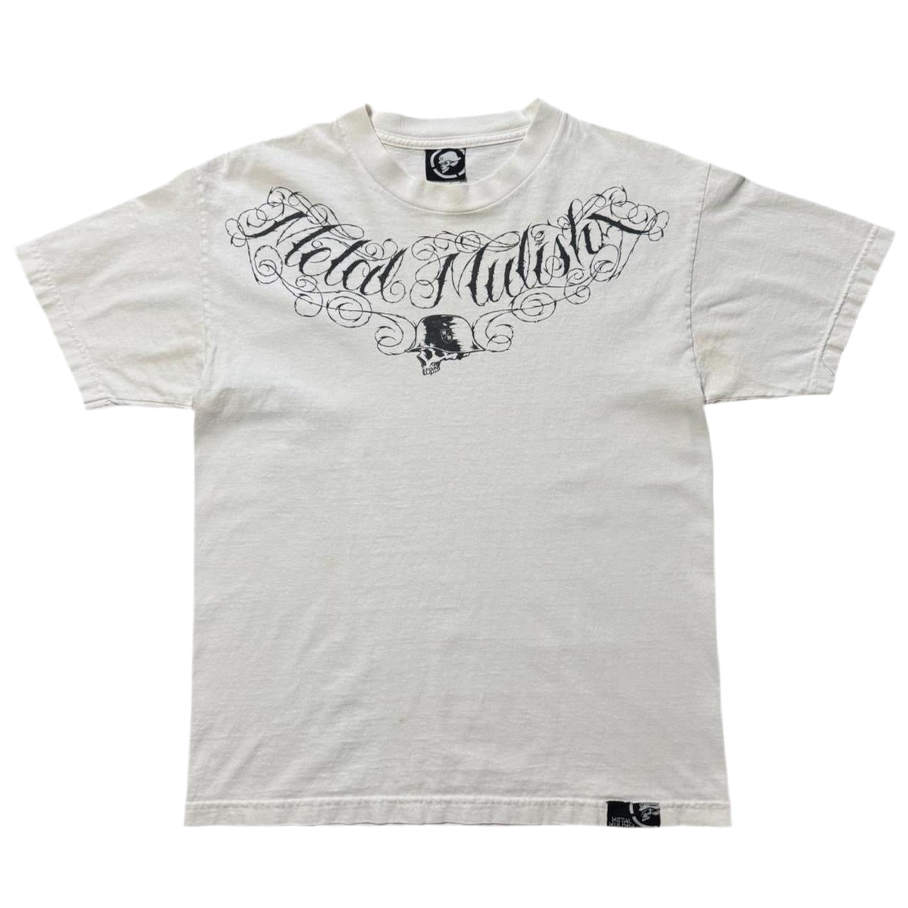 Vintage Y2K Metal Mulisha Skull Scripture Tee