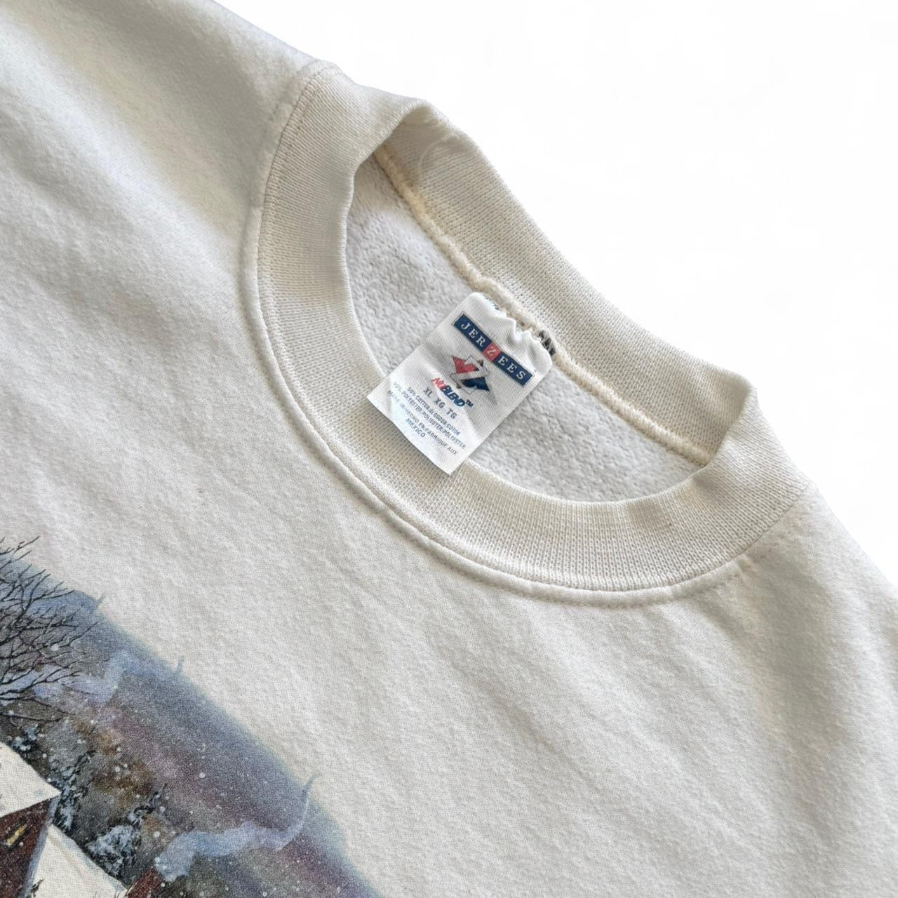 1996 Christmas Snowman Festive Holidays Crewneck