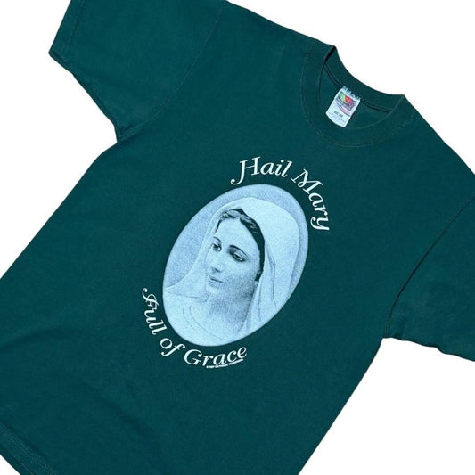 90s Virgin Mary Religious Jesus God Bible Church Catholic Prayer T-Shirt