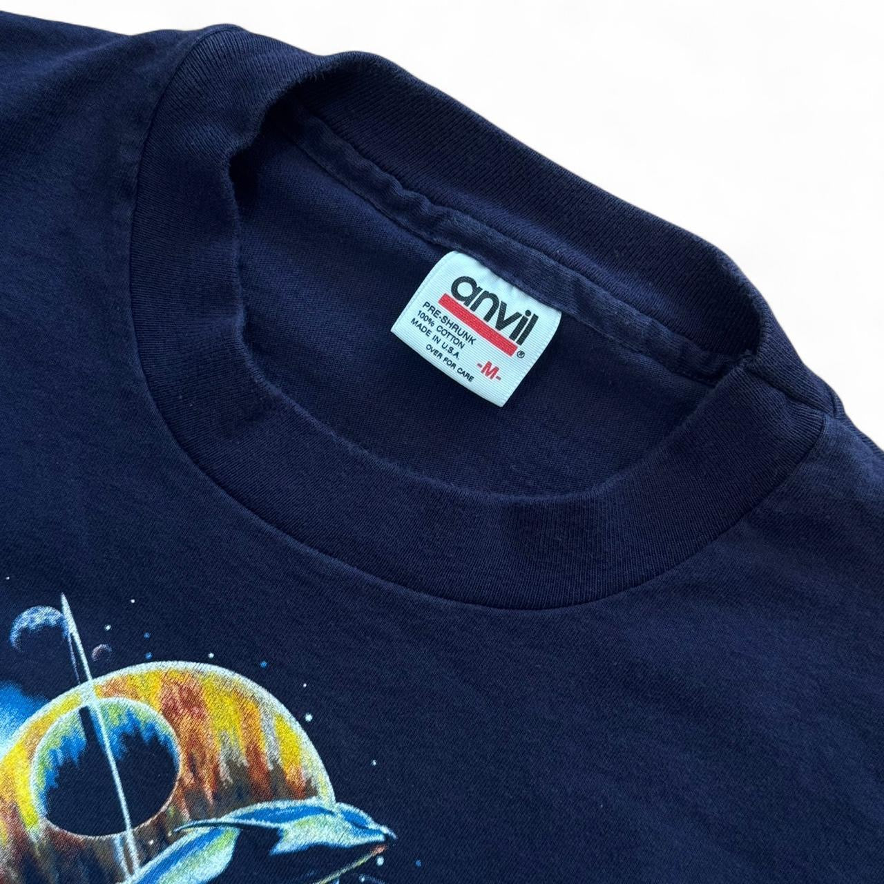90s Underwater Sea Life Sand Dollar Bonaire Ocean Tee