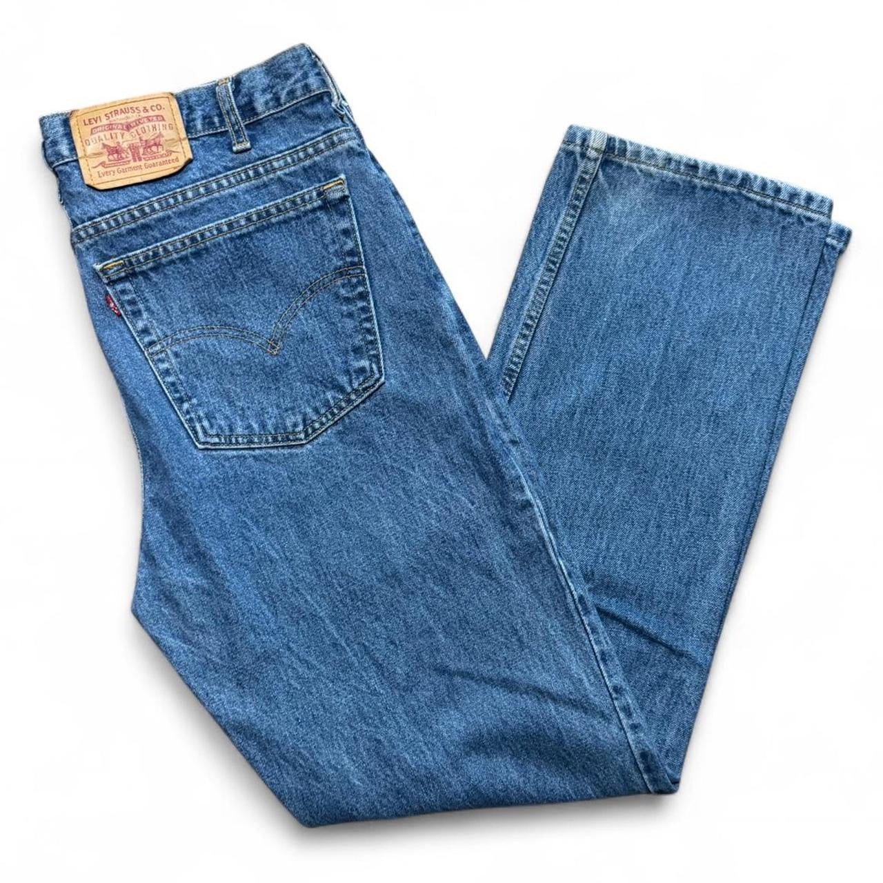 90s Blue Wash Levi’s 516 Straight Leg Denim Jeans