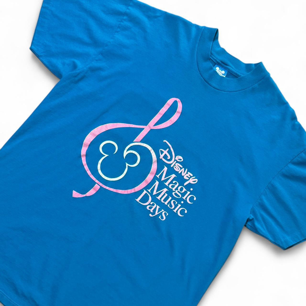 90s Blue Disney Magic Music Days Retro Tee