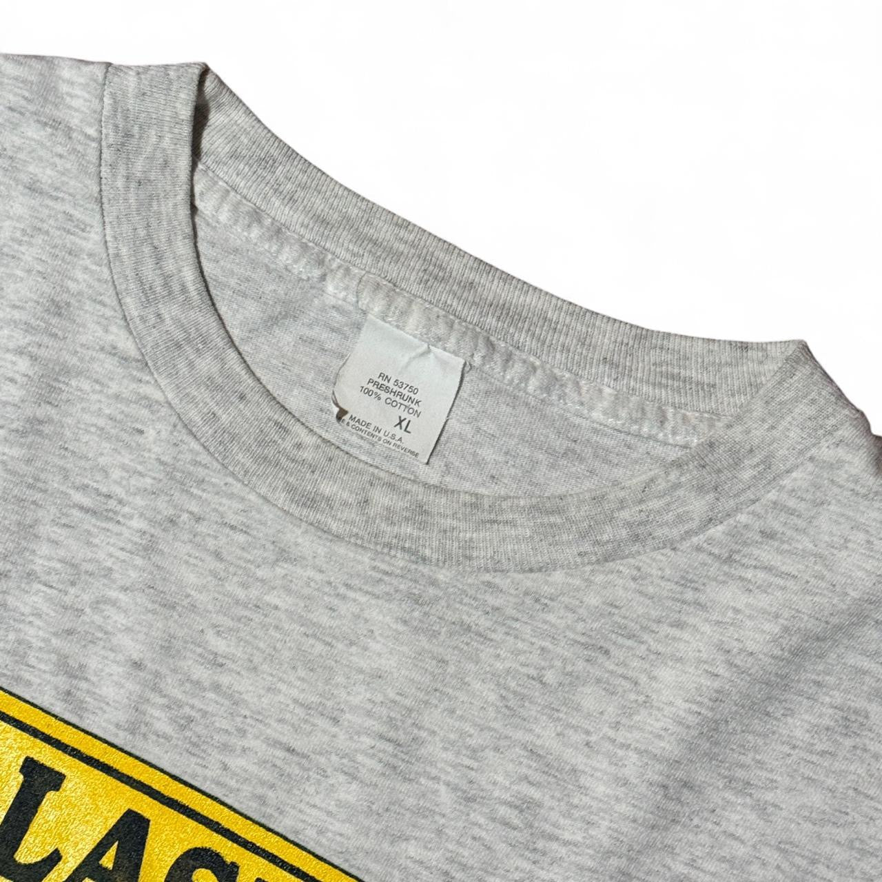 90s Grey Alaska North Pole The Last Frontier License Plate Tee