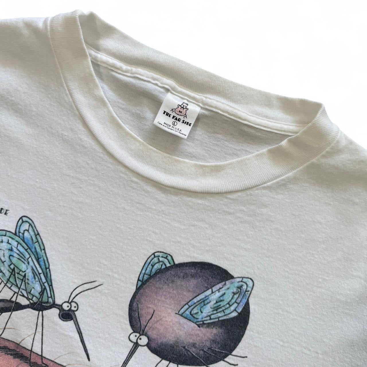 1992 The Far Side Mosquito Joke Tee