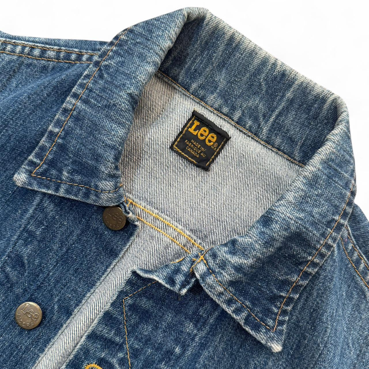 80s Union Made Lee Blue Wash Denim Jacket
