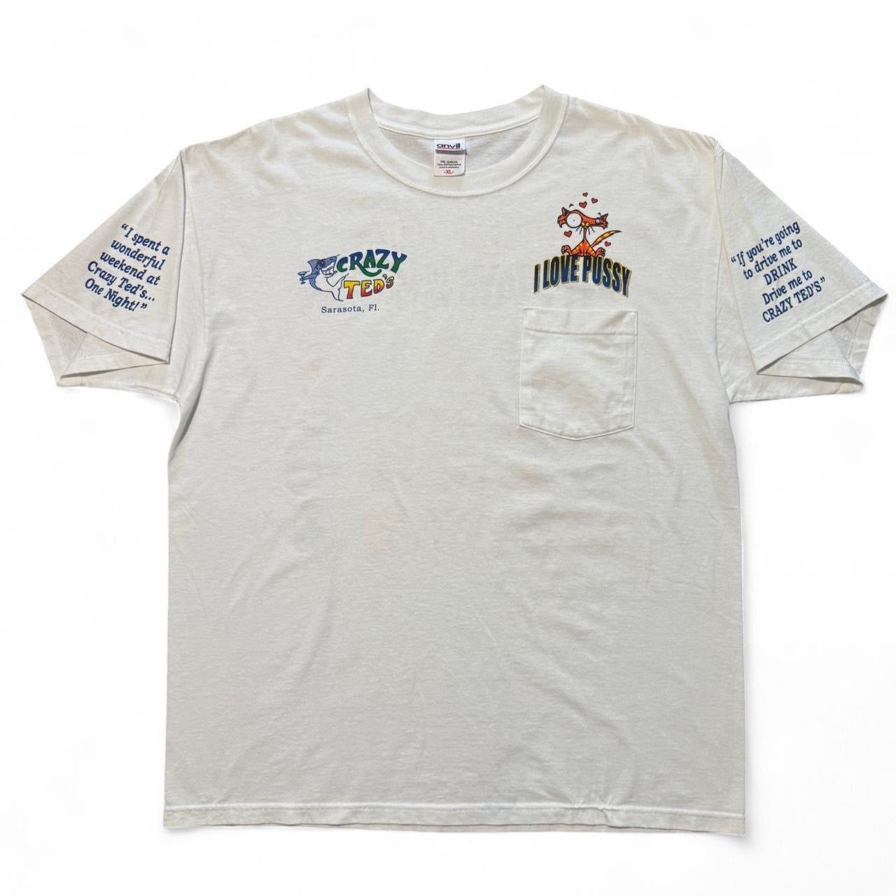 90s I Love Pussy Graphic Novelty Joke Tee