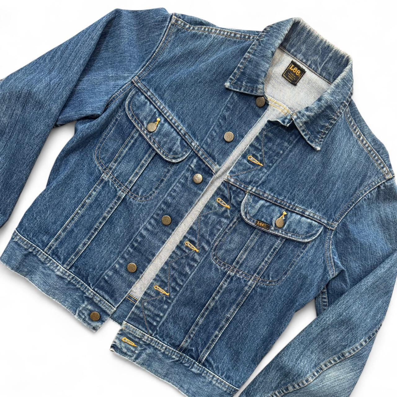 80s Union Made Lee Blue Wash Denim Jacket