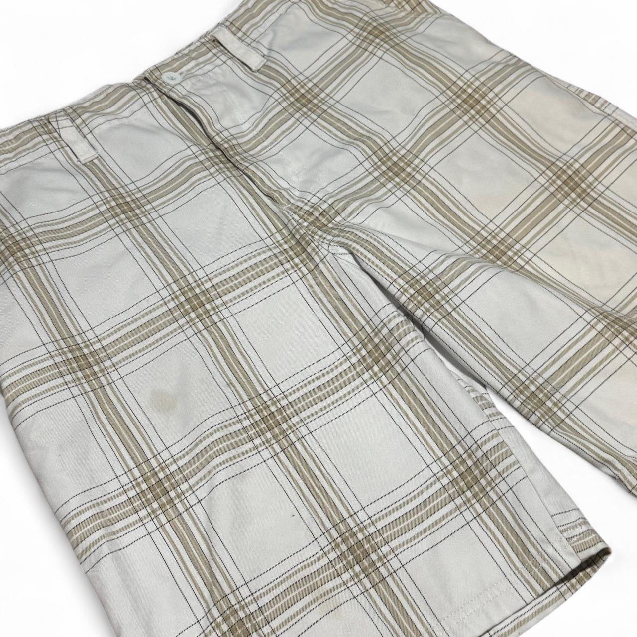 Quiksilver Y2K Plaid Skater Surf Board Shorts