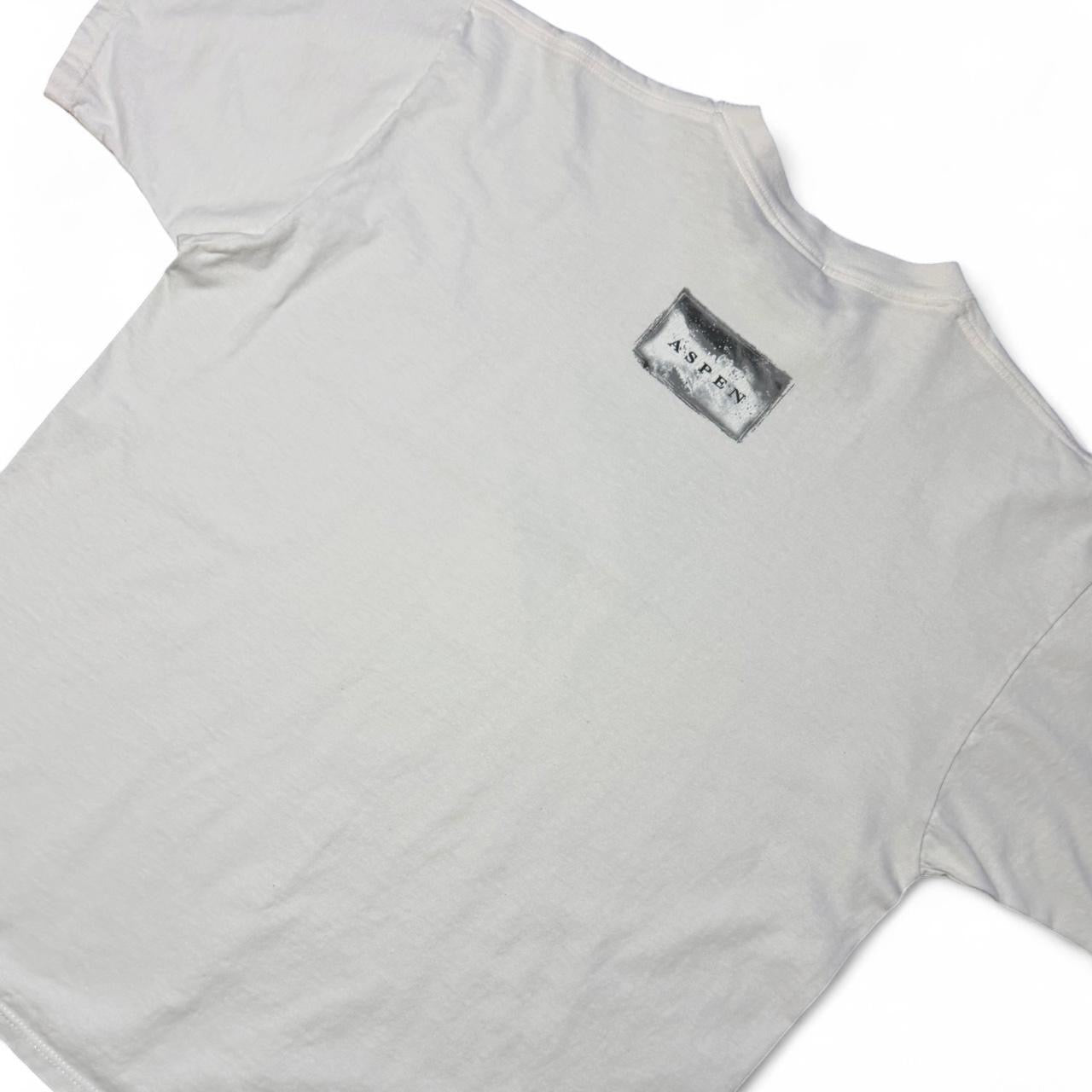 Vintage 90s Powder Snowboard Aspen Outdoors Nature Snow T-shirt