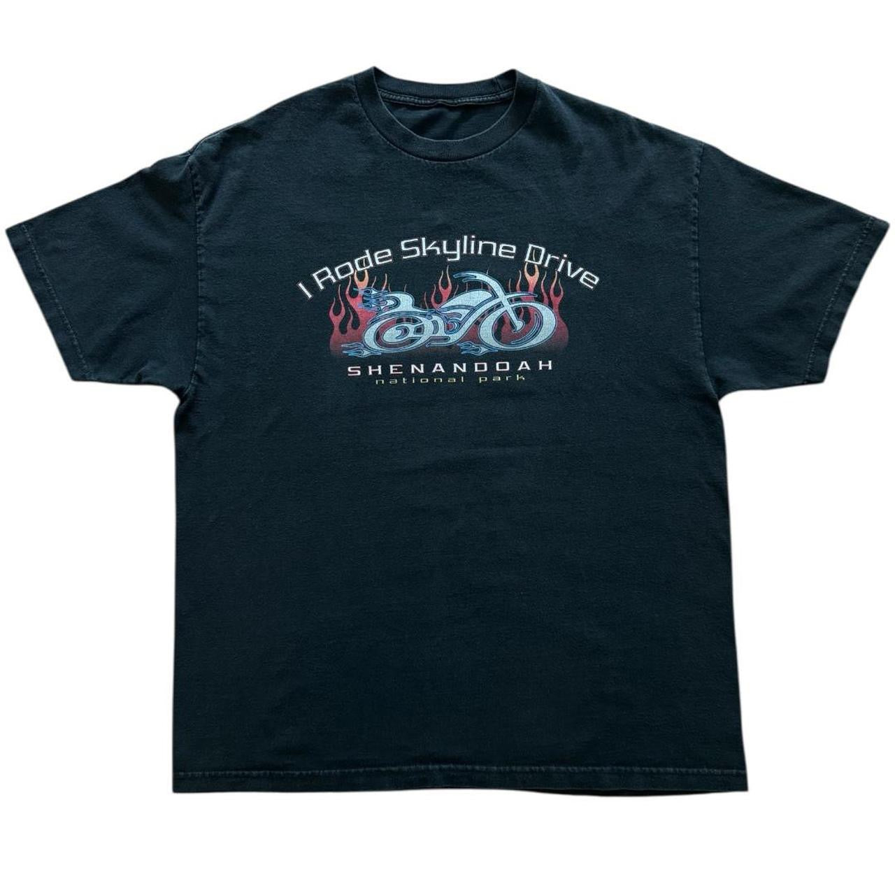 Shenandoah National Park Biker Motorcycle Tee