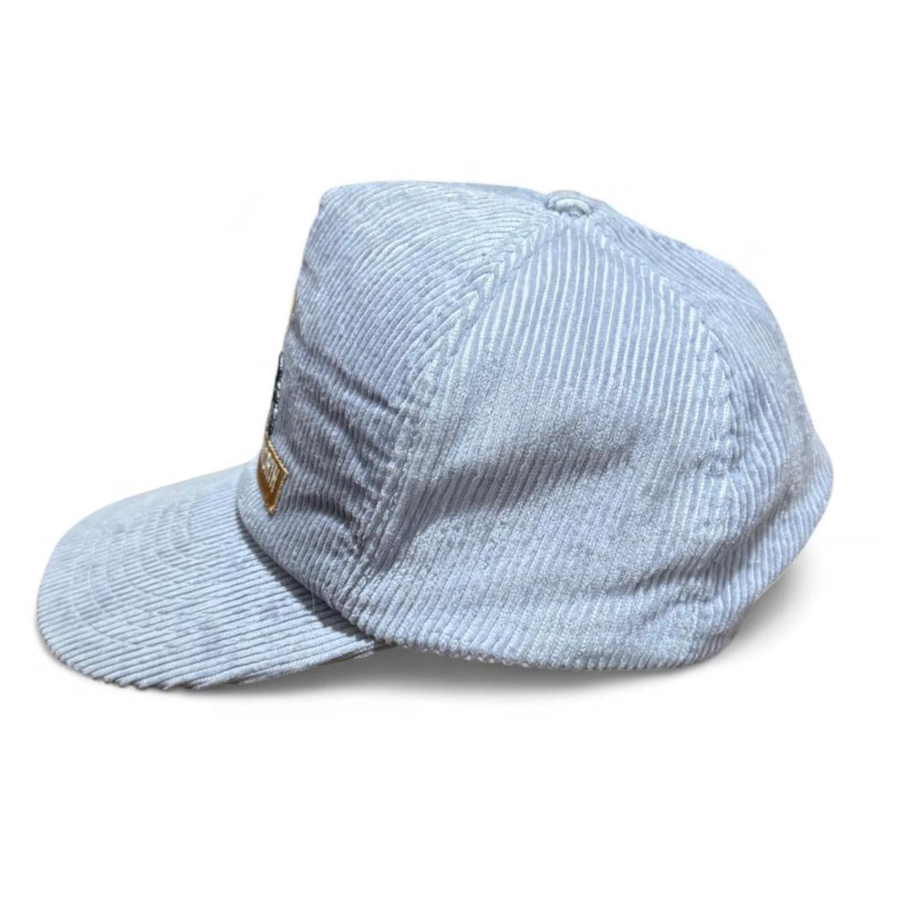 90s Inland Kenworth Grey Corduroy Wolf Graphic Snapback