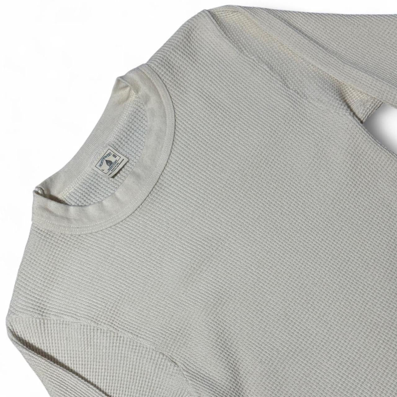 1970s Off White Cream/Beige Thermal Shirt