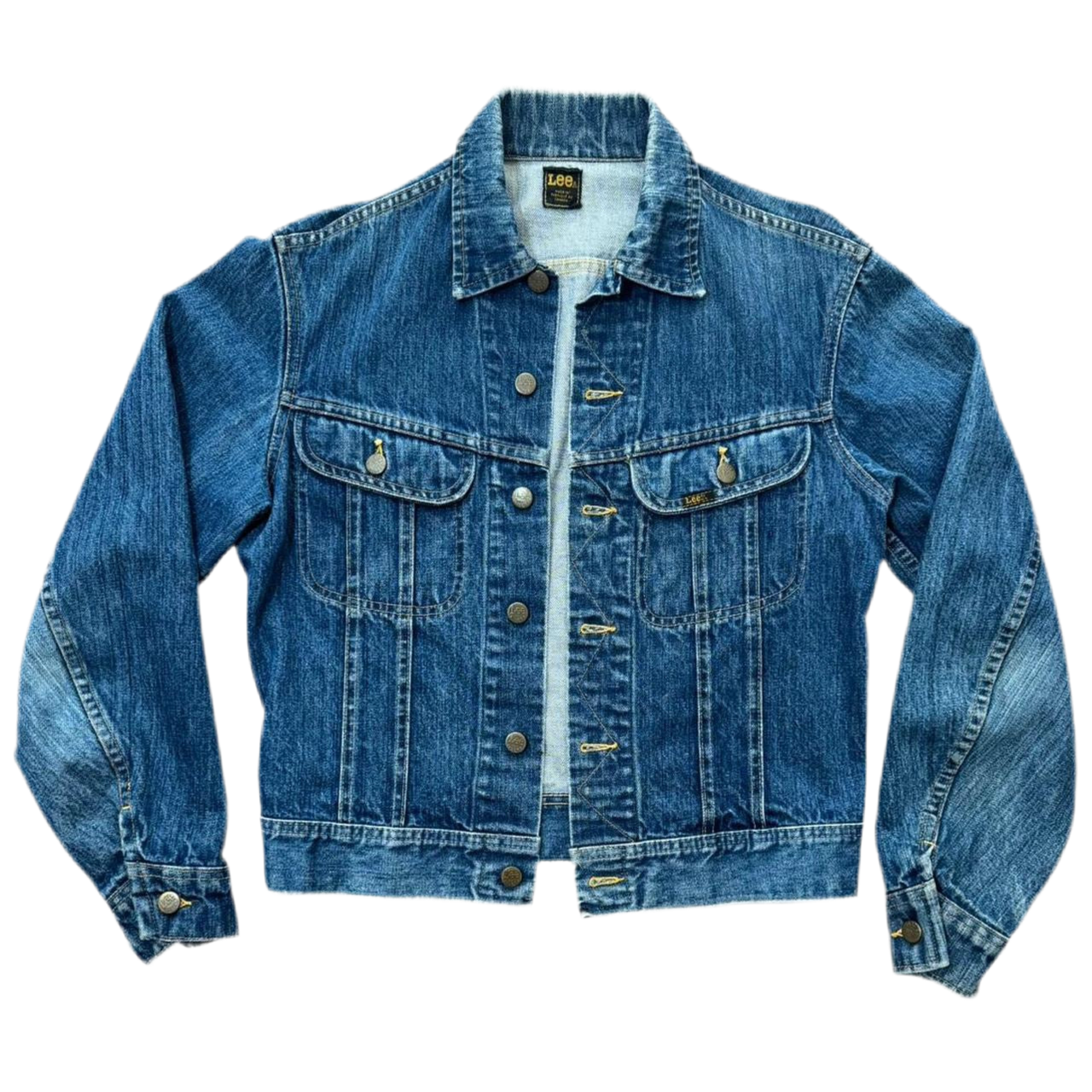 80s Union Made Lee Blue Wash Denim Jacket – Shitty Vintage Plug