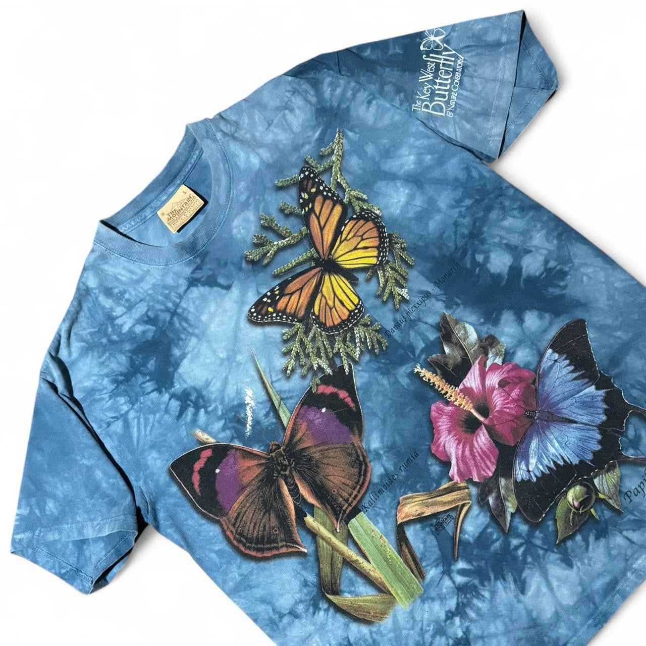 90s The Mountain Tie-Dye Butterfly Tee