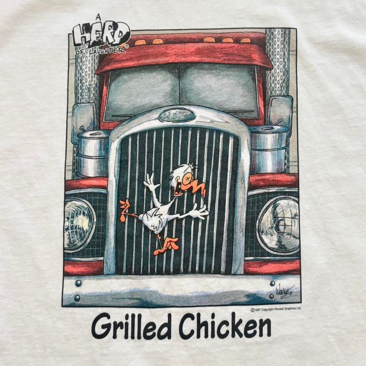 1997 Wooket Grilled Chicken Novelty Tee