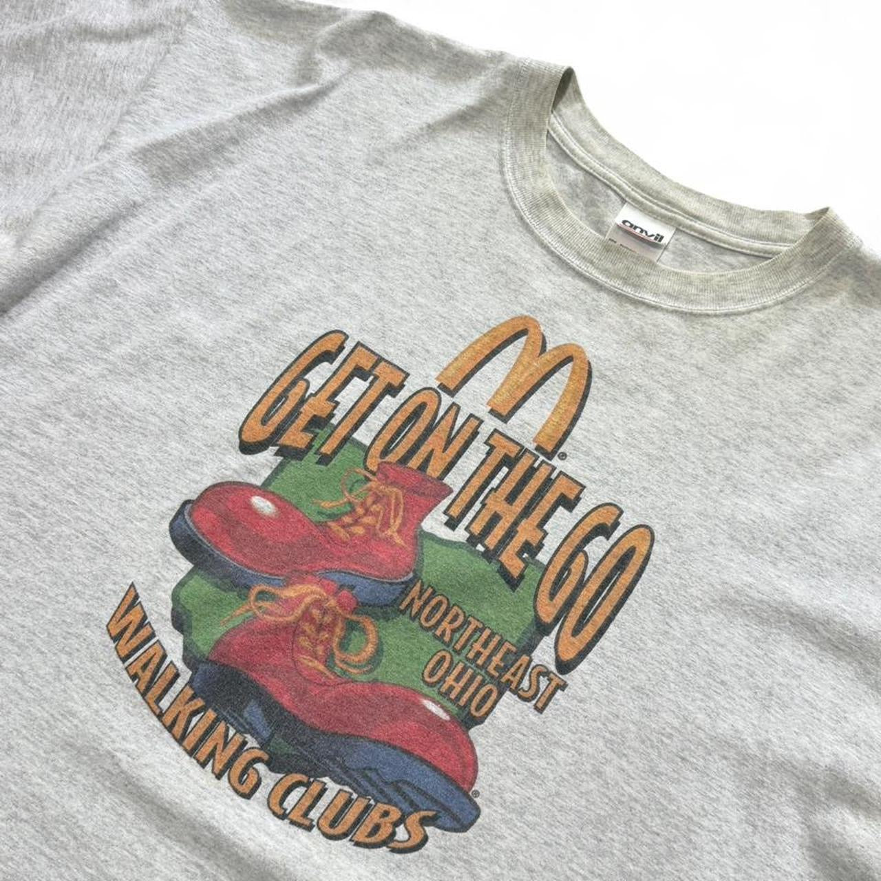 Vintage 90s McDonalds Walking Club Dasani Promo Workout T-shirt