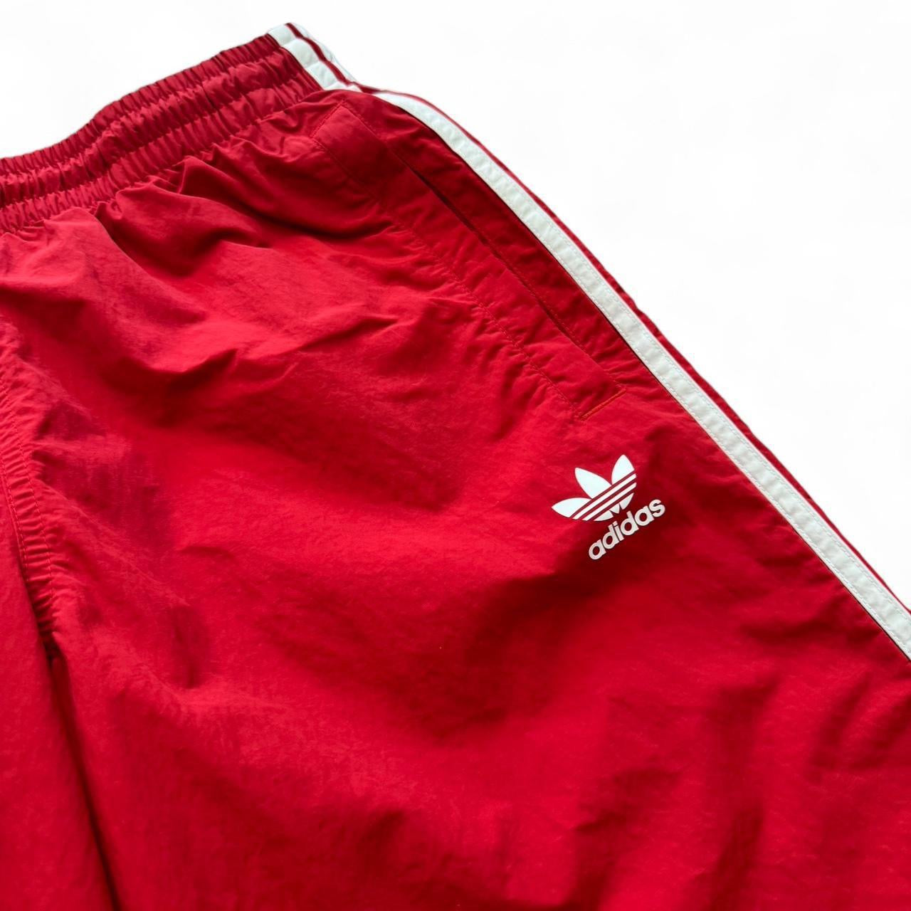 Red Adidas Swim Trunk Shorts