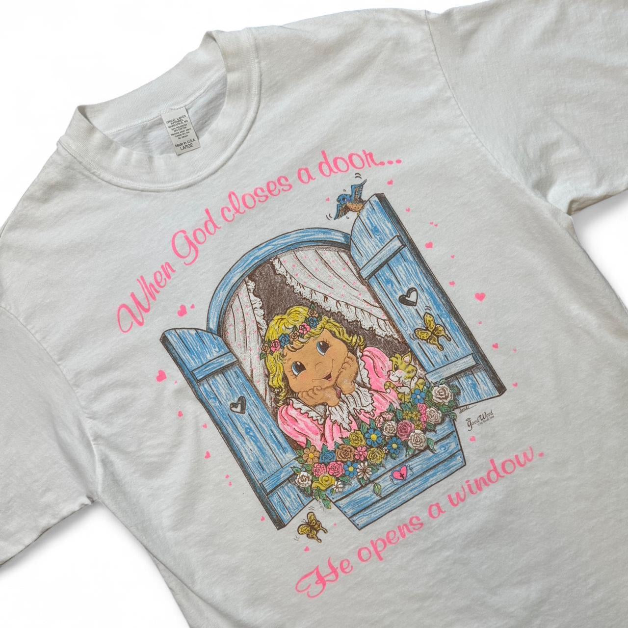 90s Jesus Angel Baby Tee