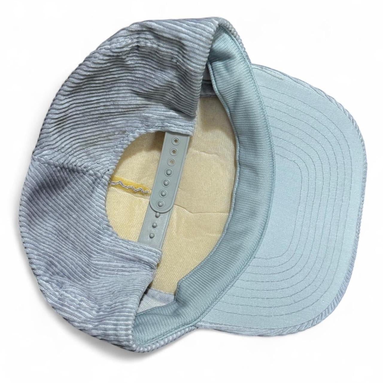 90s Inland Kenworth Grey Corduroy Wolf Graphic Snapback