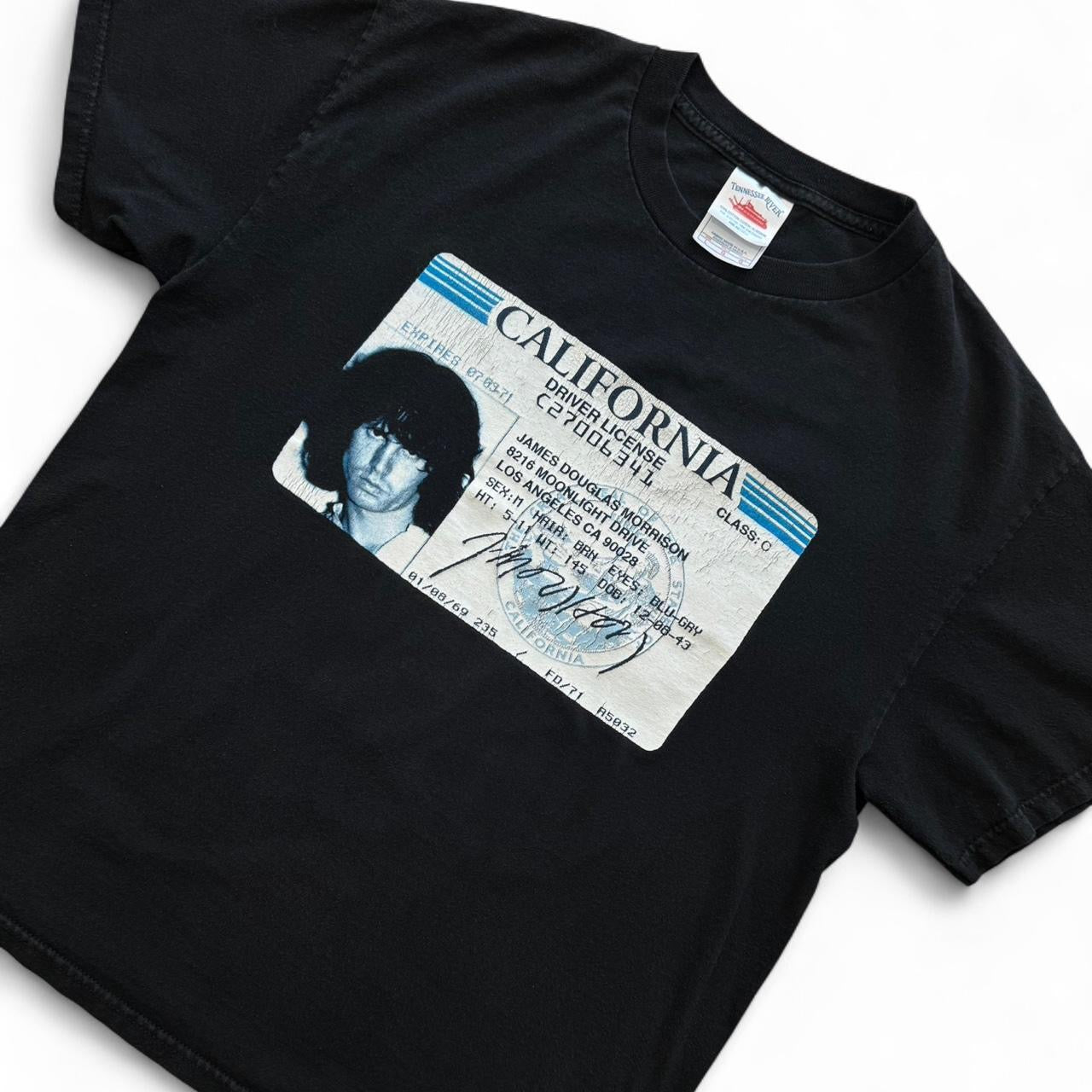 2003 Jim Morrison California Driver License Moonlight Drive Tee