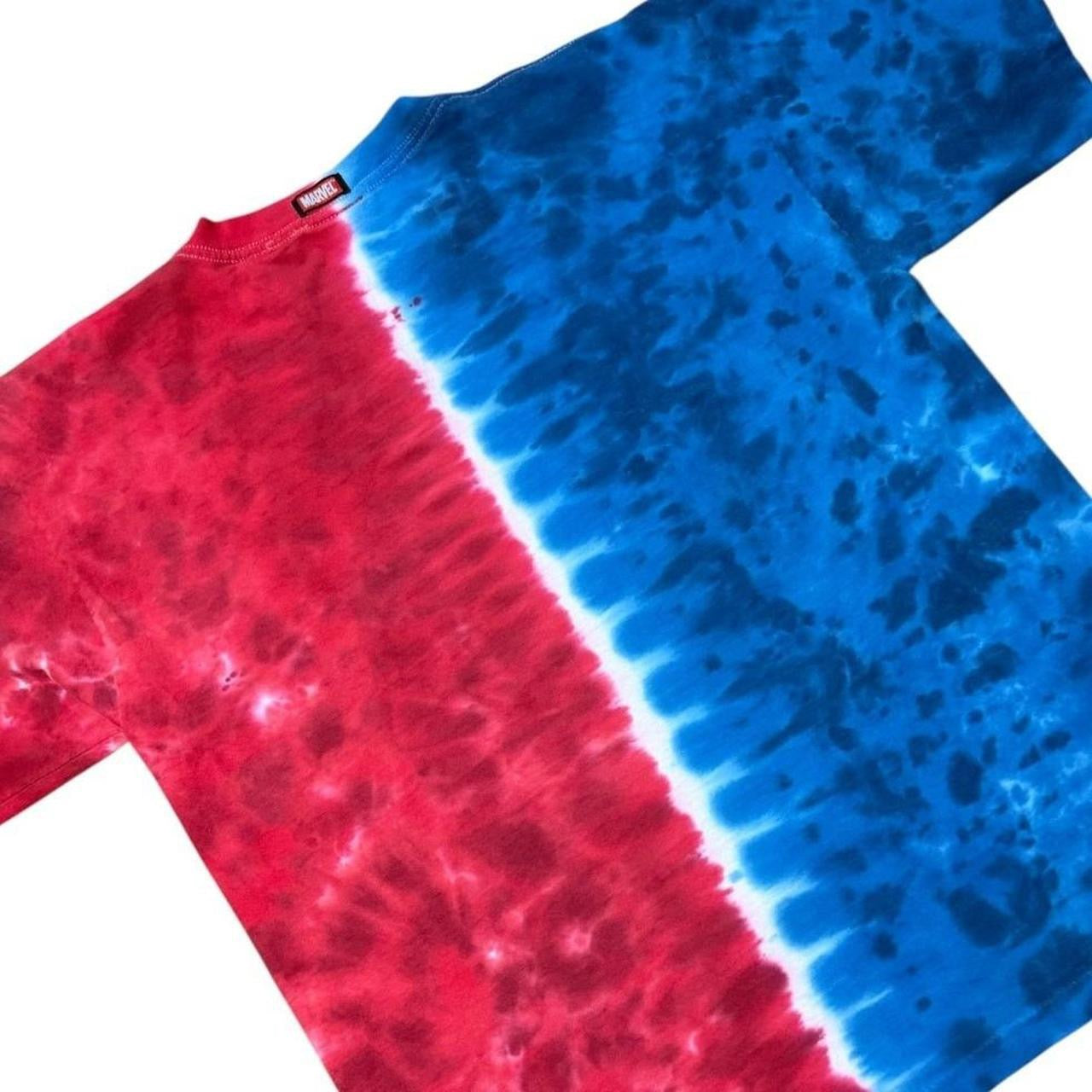 Y2K Spider-Man Marvel Universal Studios Movie Tie Dye Graphic T-shirt