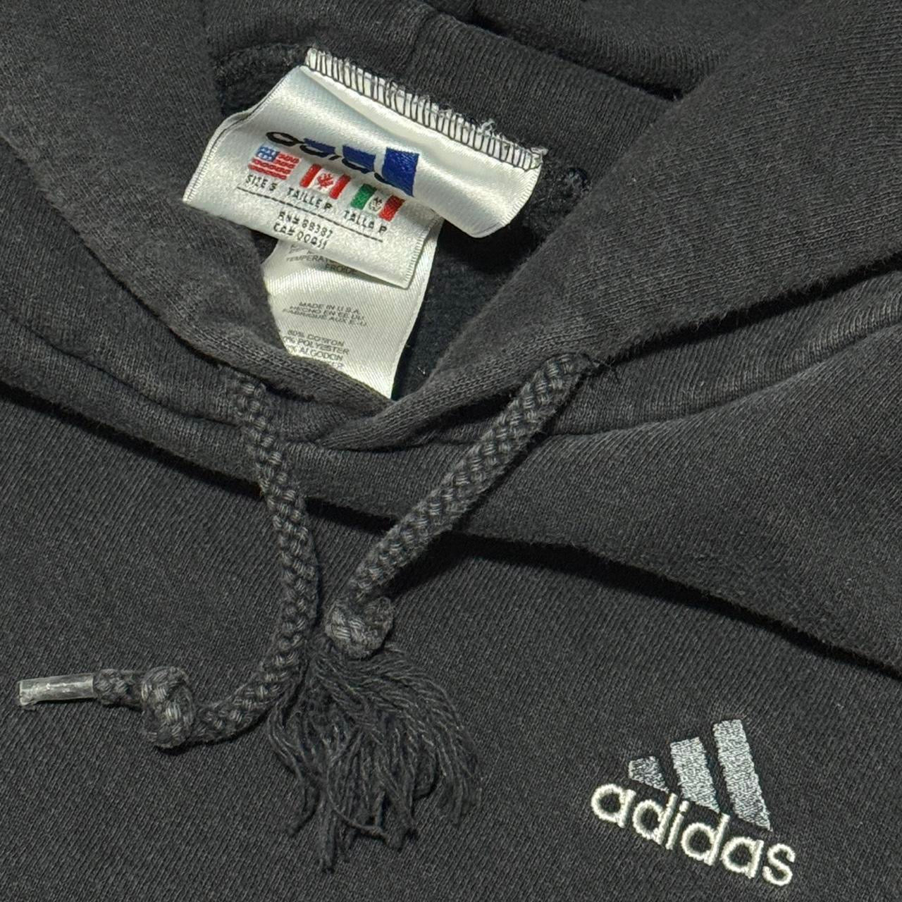 90s Adidas Embroidered Hoodie