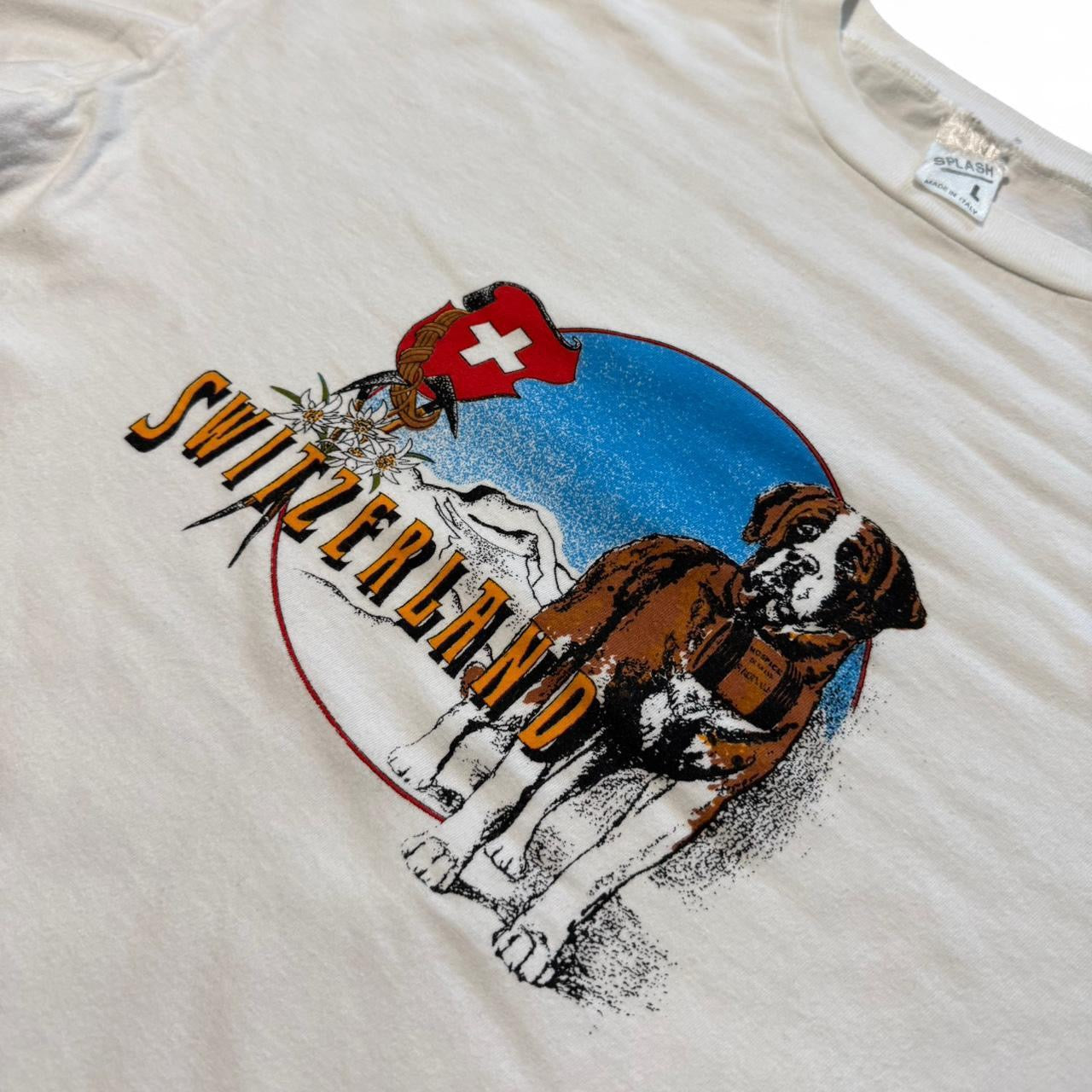 90s Switzerland St.Bernard Dog Tee