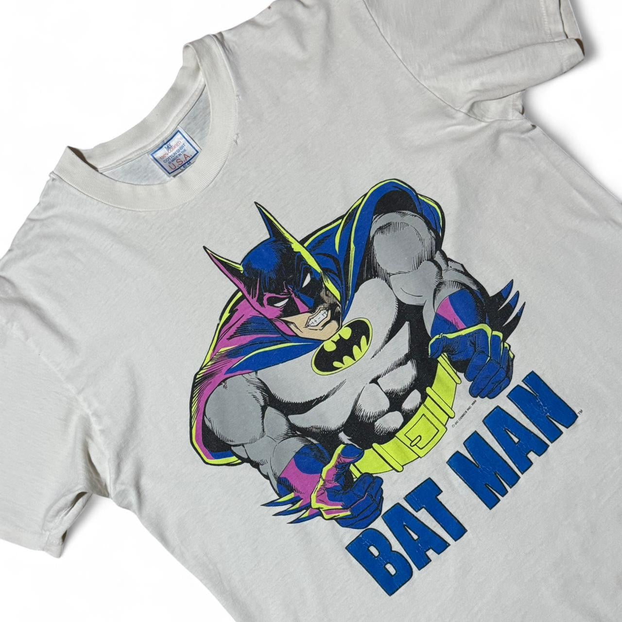 1989 DC Comics Batman Neon Grip Graphic Tee
