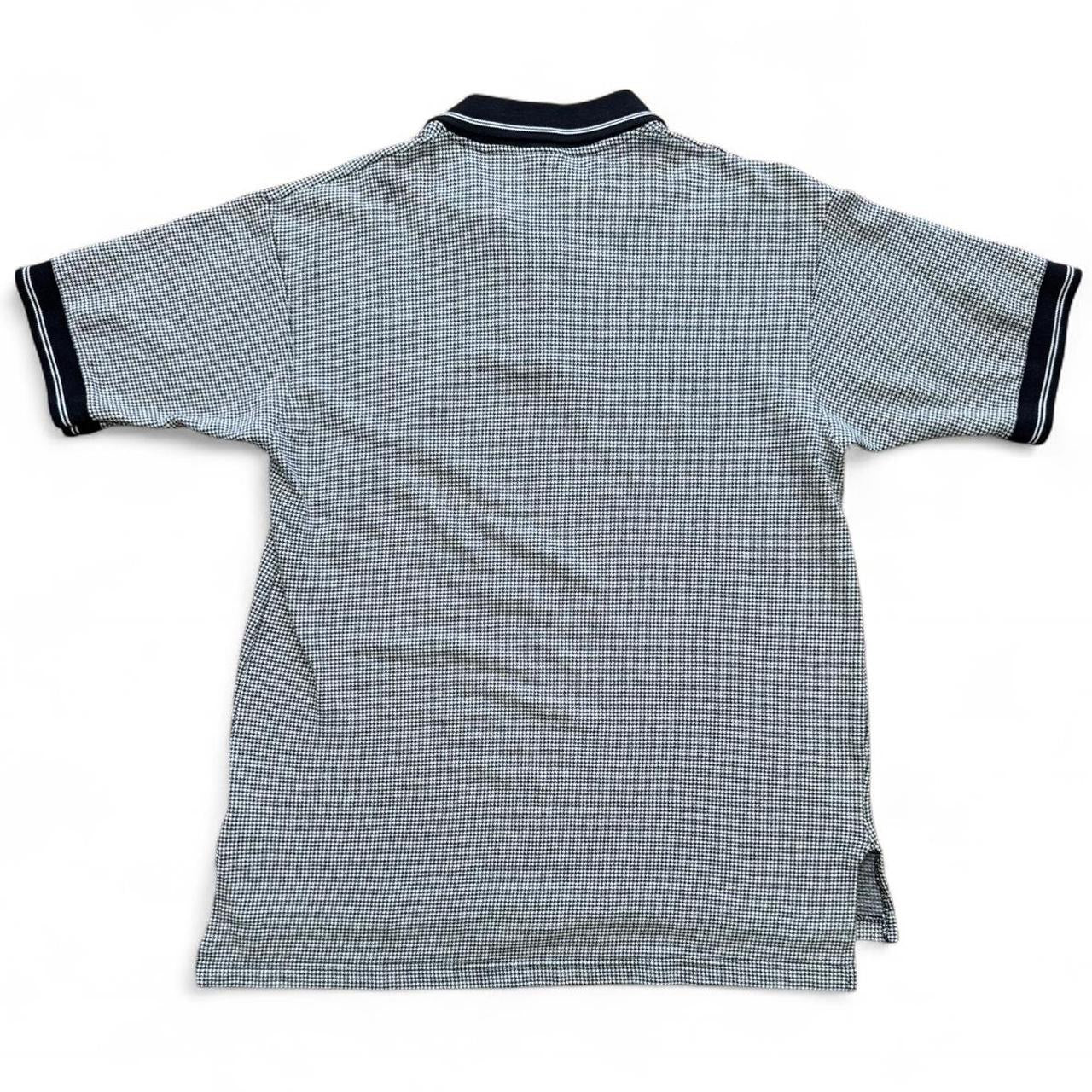 90s Houndstooth Polo Shirt