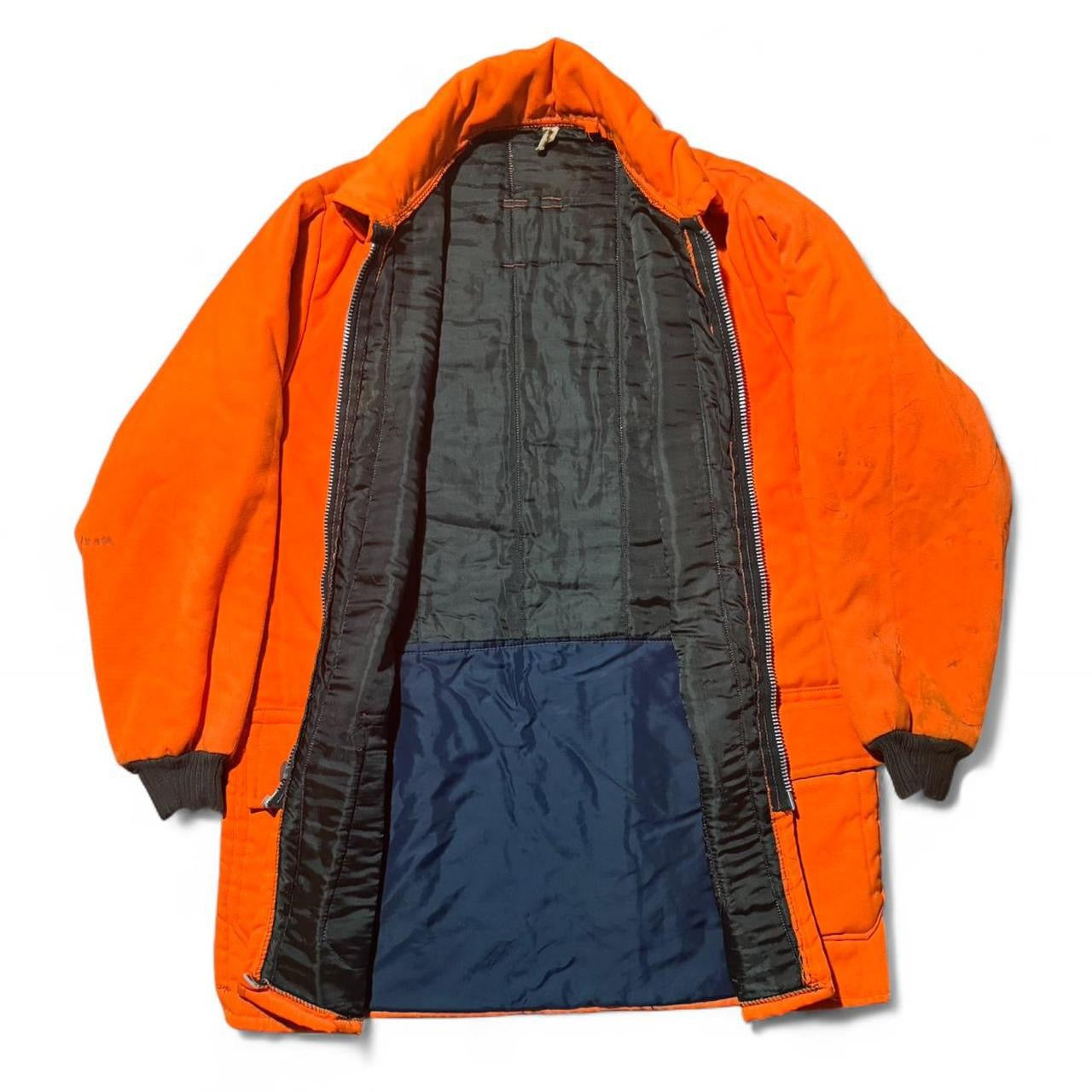 70s Simco Custom Altered Heavyweight Orange Hunting Jacket