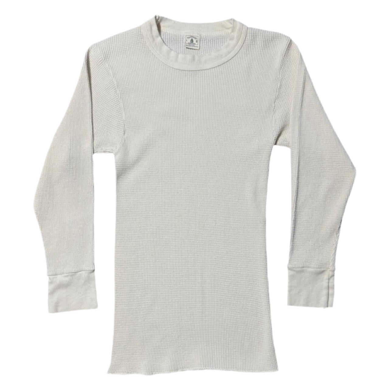 1970s Off White Cream/Beige Thermal Shirt