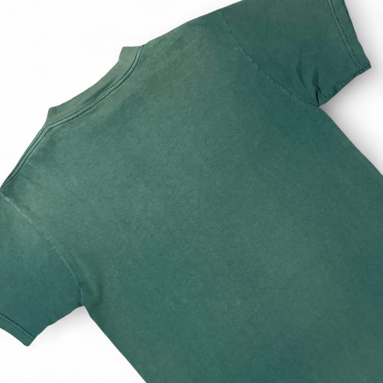 90s Field Masters Labrador Dogs Animal Puppy Faded Green Tee