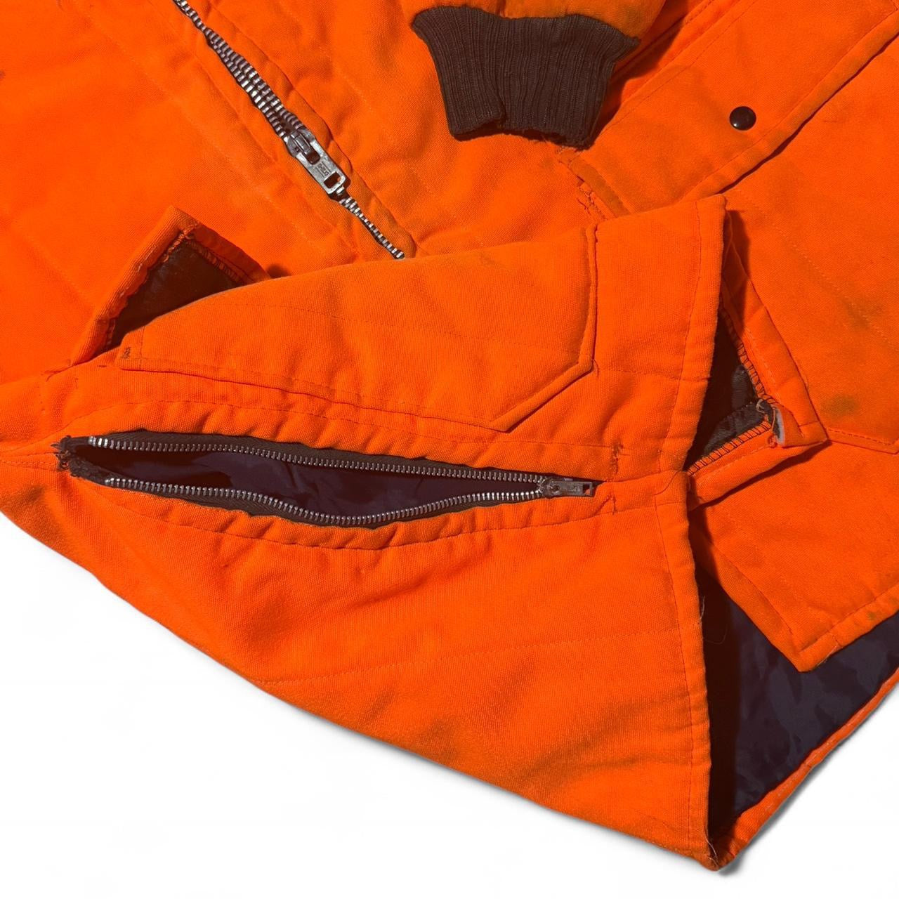 70s Simco Custom Altered Heavyweight Orange Hunting Jacket