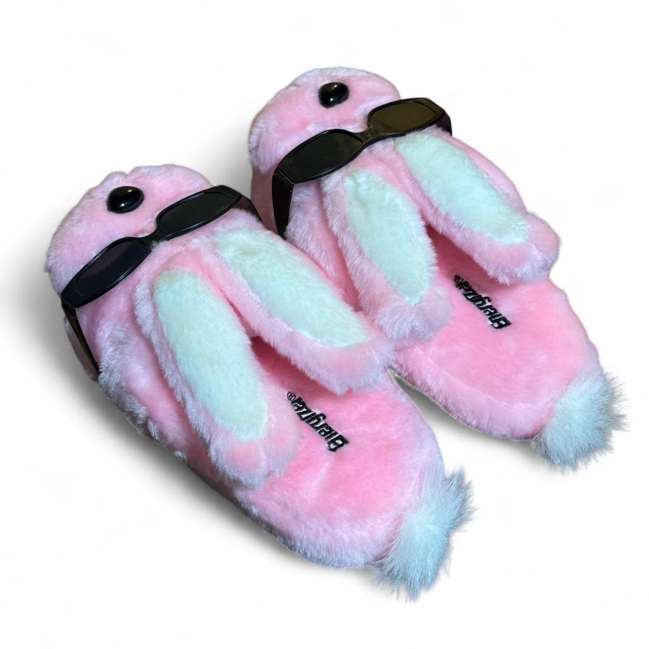 Y2K Pink Energizer Bunny Fluffy Slippers