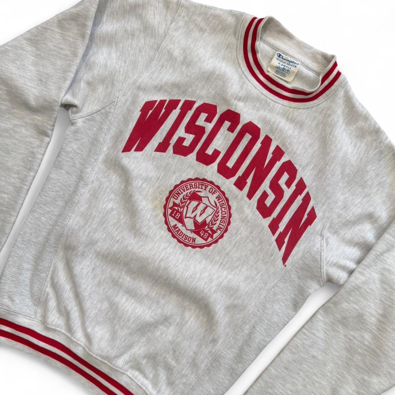Champion Reverse Weave Wisconsin Badgers Crewneck
