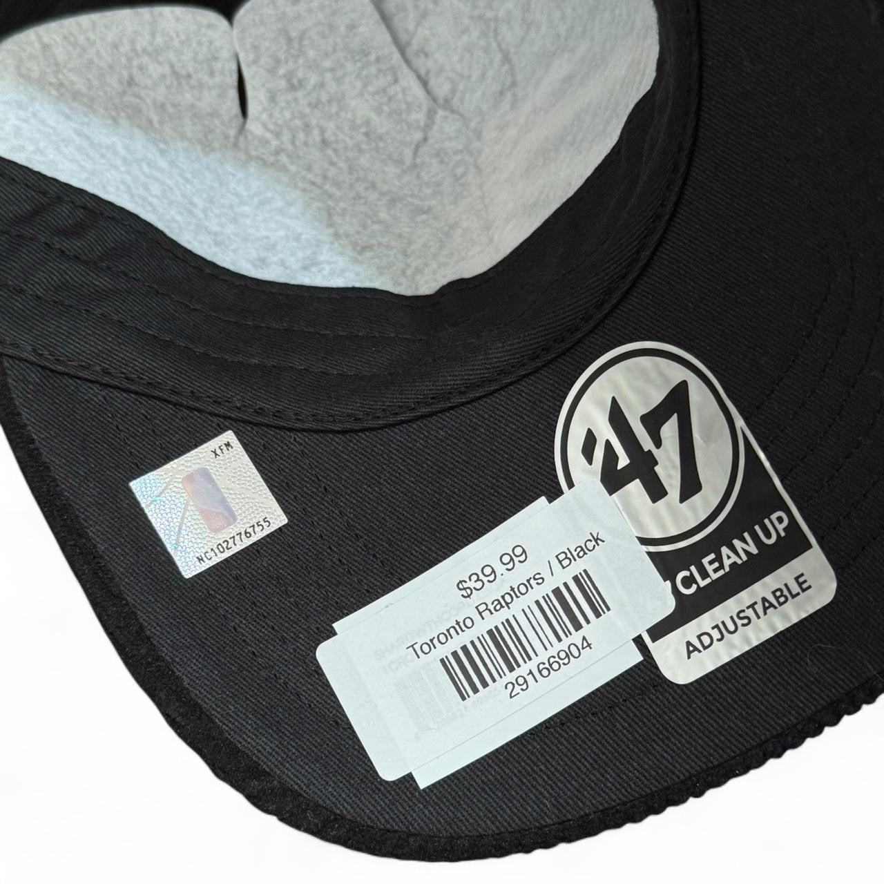 Toronto Raptors 47 Brand Corduroy NBA Snapback Hat Cap Black