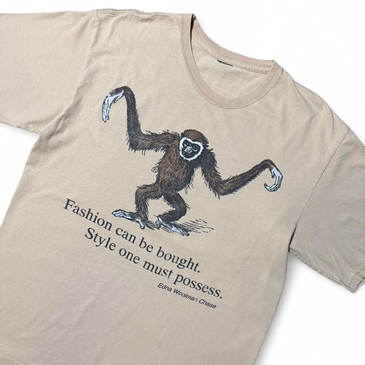 90s Edna Woolman Chase Monkey Art Tee
