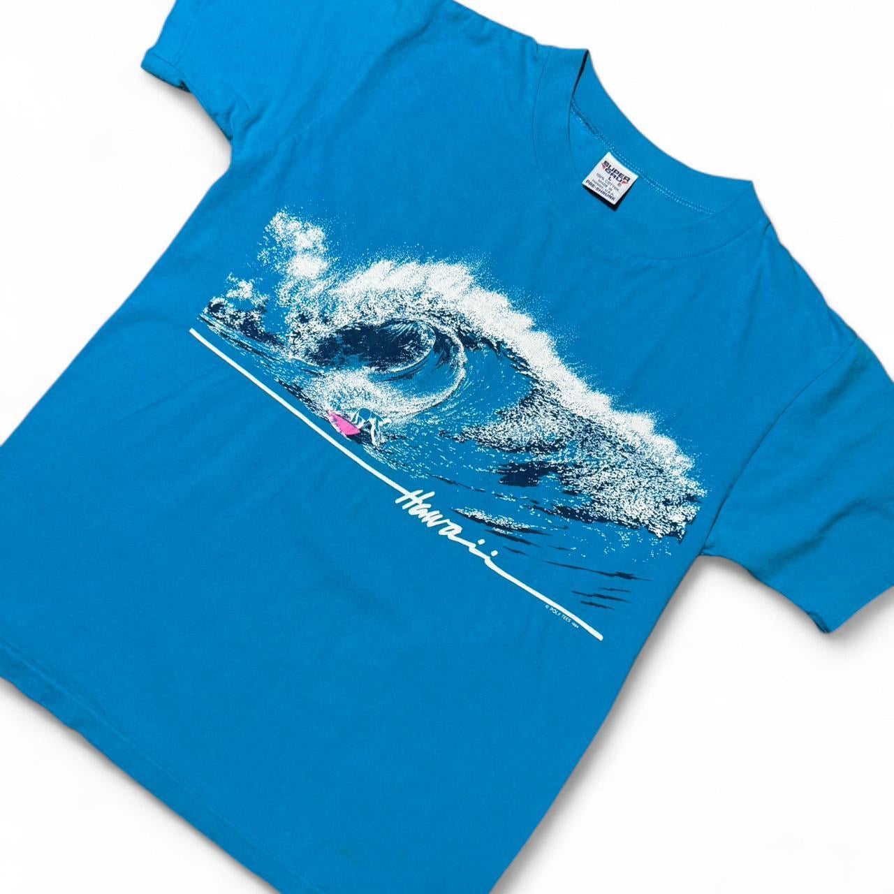 1984 Hawaii Wave Splash Ocean Surfing Tee