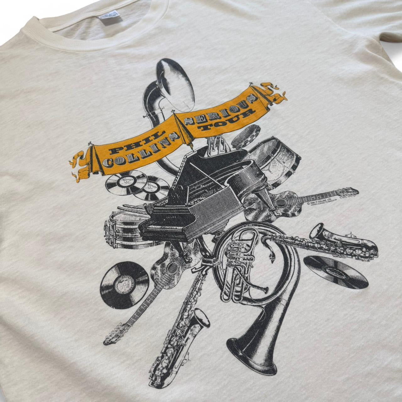 1990 Phil Collin’s Serious Tour Tee