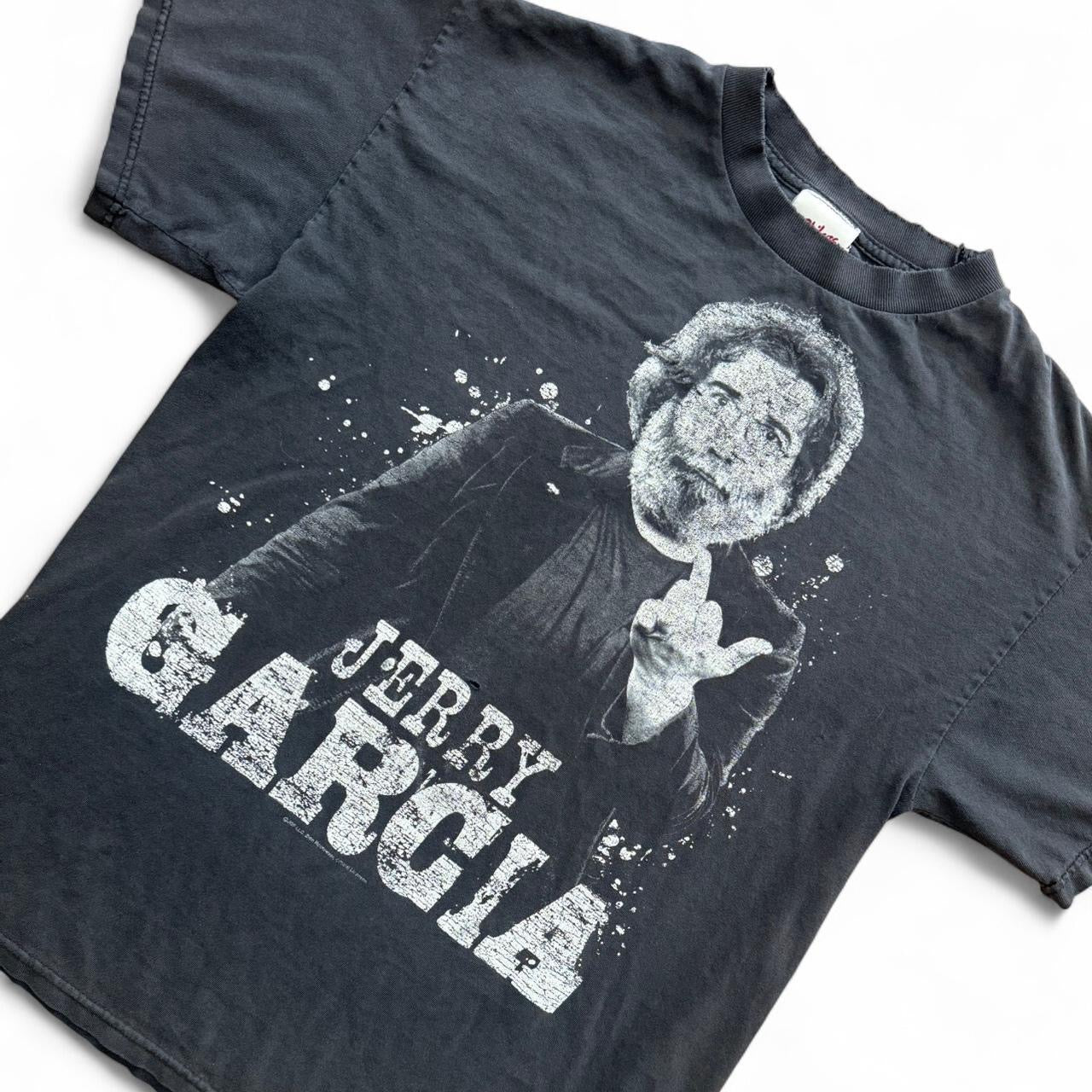 Rare Jerry Garcia Grateful Dead Middle Finger Portrait Tee
