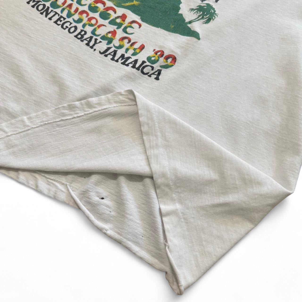 1989 Island Flight Tours Reggae Sunsplash Jamaica Tee