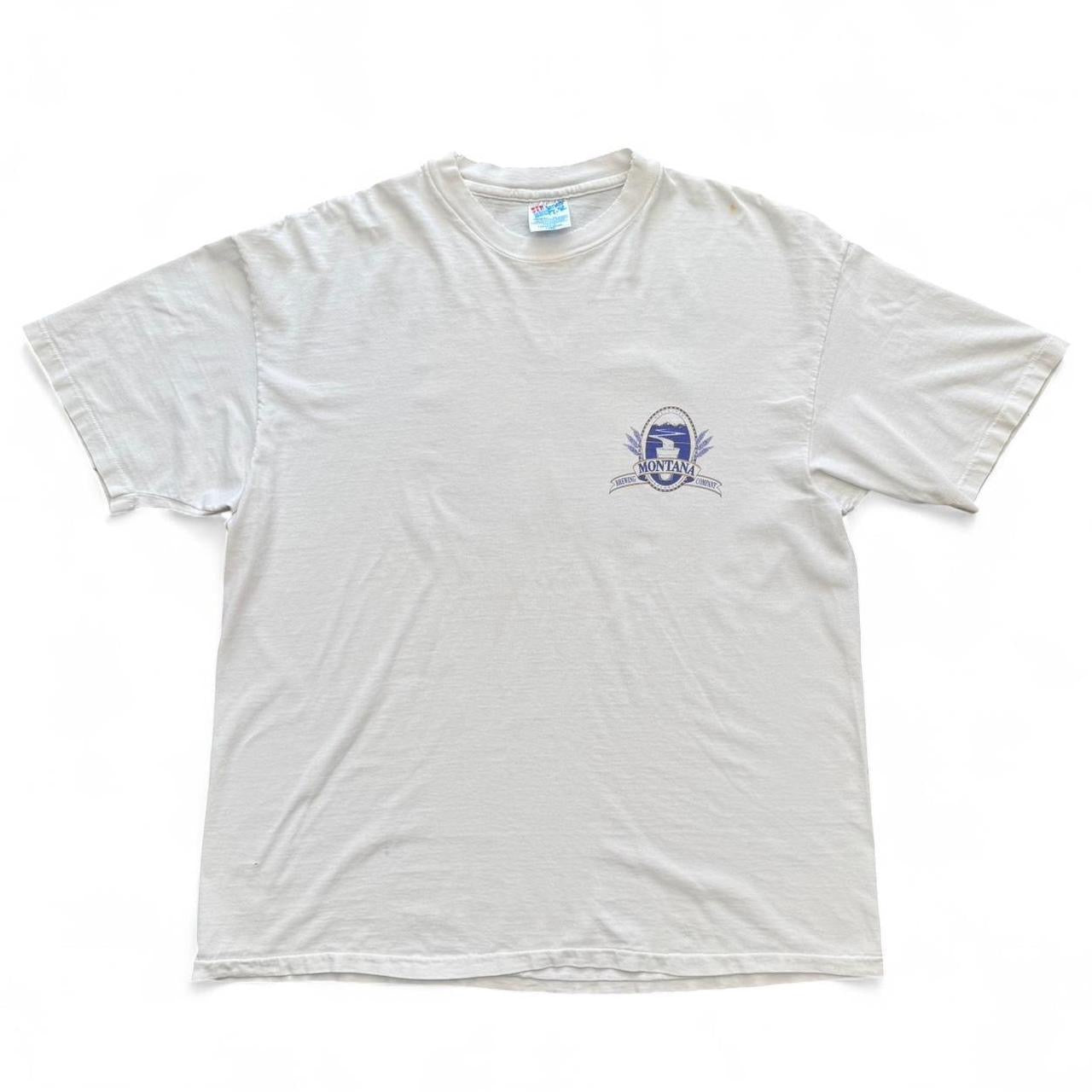 1995 Montana Brewing Co Custers Last Stout Beer Tee