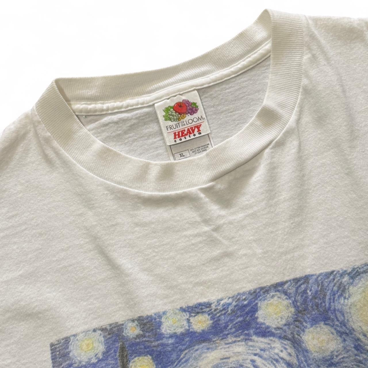 Y2K Vincent Van Gogh Discover Credit Card Promo Tee
