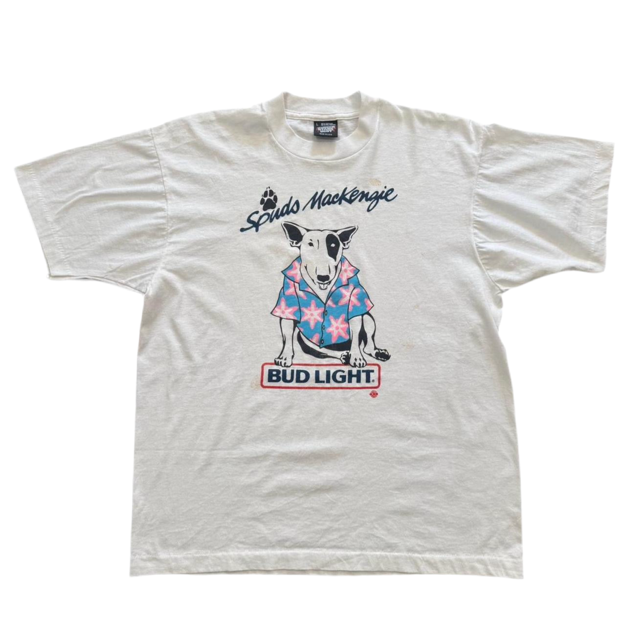 90s Spuds McKenzie Mascot Dog Tee