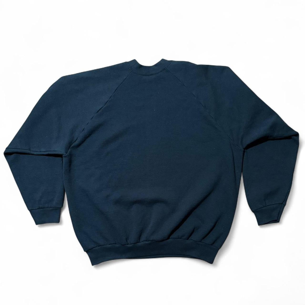 Vintage 90s Blank Black Crewneck Sweater