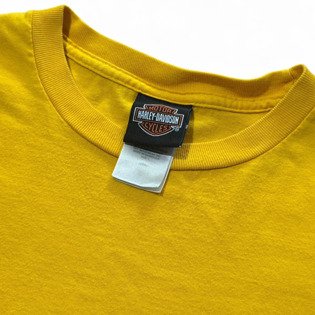 2010 Yellow Harley Davidson Freedom Tee