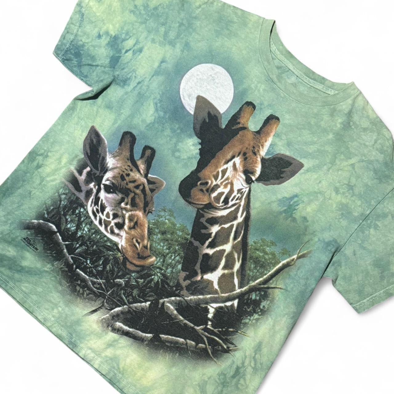 90s The Mountain Tie-Dye Giraffe Tee
